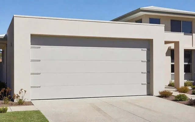 A panel-lift sectional door on a newer home